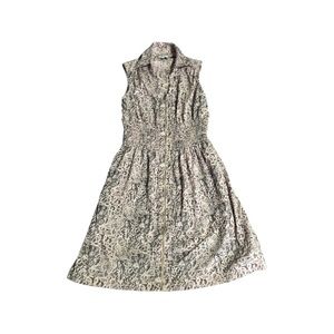 Preppy Y2K dress with collar zip up comfy mom dress